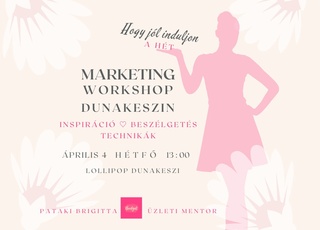 Marketing workshop Dunakeszin